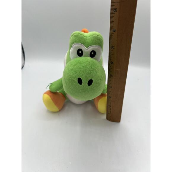 Super Mario Bros. Yoshi Plush Nintendo Green Dinosaur 8in - Picture 9 of 9